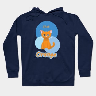 Colorful Chat Orange Hoodie